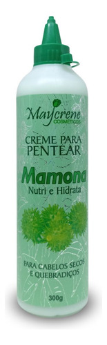 Creme De Pentear Mamona 300g Maycrene - Cabelos Mais Fortes