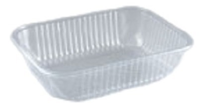 Bandeja Descartable 107 Pp Apta Microondas X100u 19x26x5cm