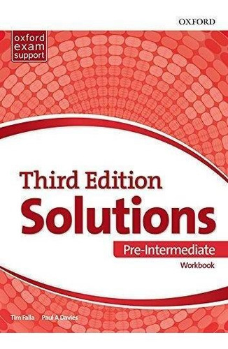 Solutions Pre Intermediate - Work Book - Oxford