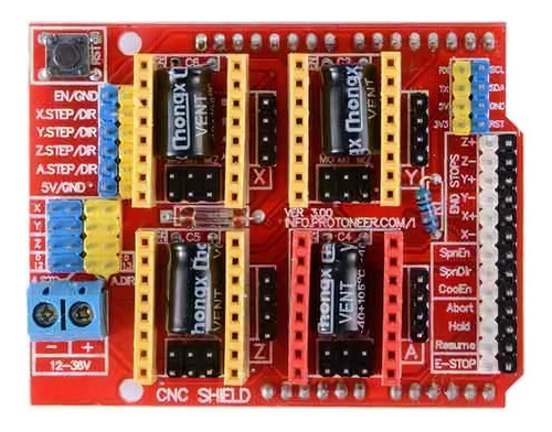 Cnc Shield V3 Sem Drivers Impressora 3d Reprap Para Arduino