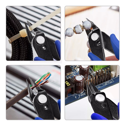 Alicates electrónicos de corte diagonal recto de precisión Plato 170