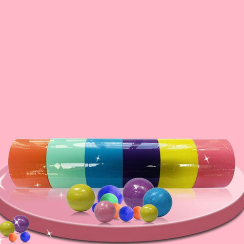 6pcs Fita Bola Pegajosa Engraçada, Fita Criativa Diy De