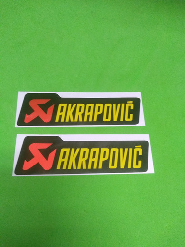 Stickers Calcomanias Akrapovic Escape 