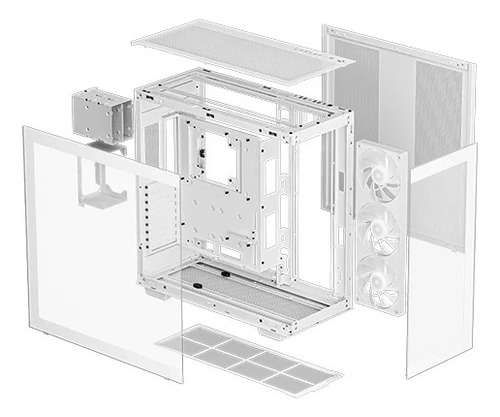 Gabinete Gamer Deepcool Ch780 Blanco - Gaming