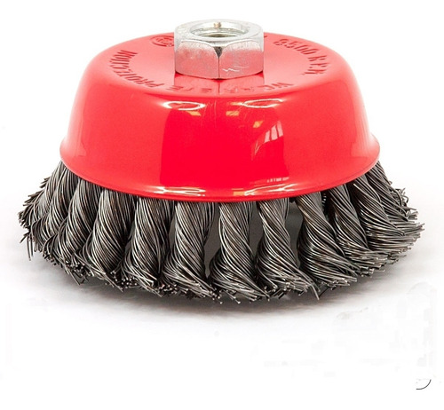Cepillo Copa Alambre Trenzado Para Esmeril 5 X 5/8 Diésel To