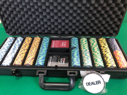 Imagen 1 de 10 de Set De 500 Fichas De Poker Montecarlo