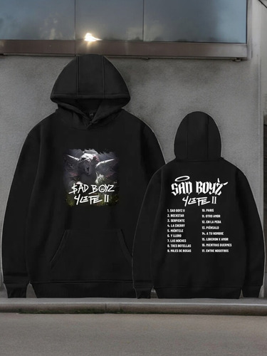 Hoodie Sad Boys 4 Life Ii Junior H Sudadera Show Moda Fashio