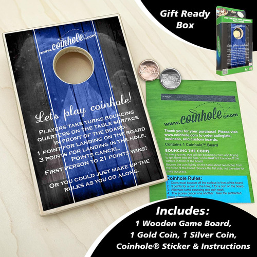 Juego Oficial Coinhole Mini Cornhole | Lanzamiento De Puf De