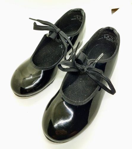 Zapatos De Tap De Usa Capezio Charol Impecable Talle 4 Usa