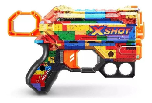 Pistola Zuru Xshot Skins Flux + 8 Dardos Int 7298