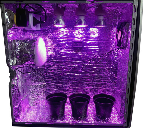 Micro Estufa Para Cultivo Indoor Pc Grow Filtro De Ar Carvão
