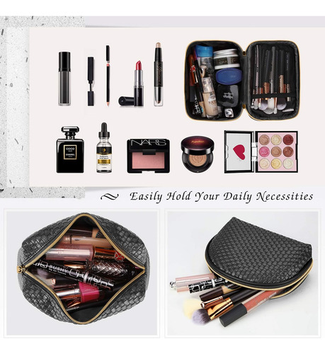 Ktmouw Bolsa De Maquillaje 3 Pcs Impermeable Bolsa De Cos...