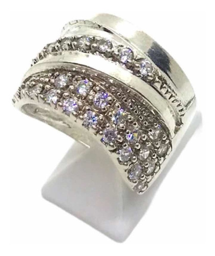 Imagen 3 de 8 de Anillo Original De Plata 925 Con Piedras Cubics
