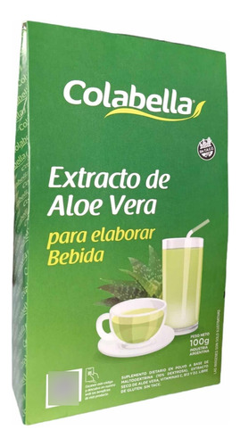 Aloe Vera Extracto Polvo Bebida Colabella S/tacc