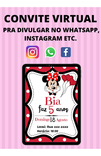 Imagem 1 de 4 de Convite Virtual Personalizado