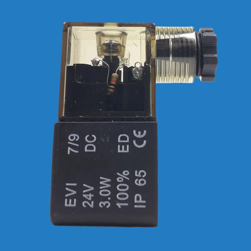 Bobina P/ Val V5 C/ Conec Din E Led 24vcc
