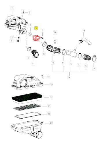 Sensor Fluxo De Ar Maf Mahindra 2,2/2,6 0315cc0031n