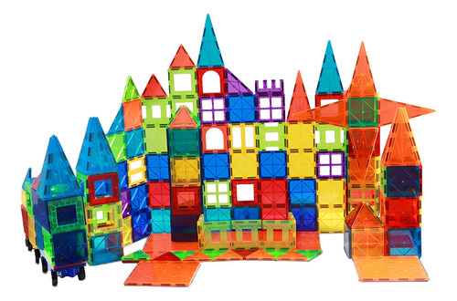 Juego De Bloques De Construcción Magnéticos 3d 60 Piezas