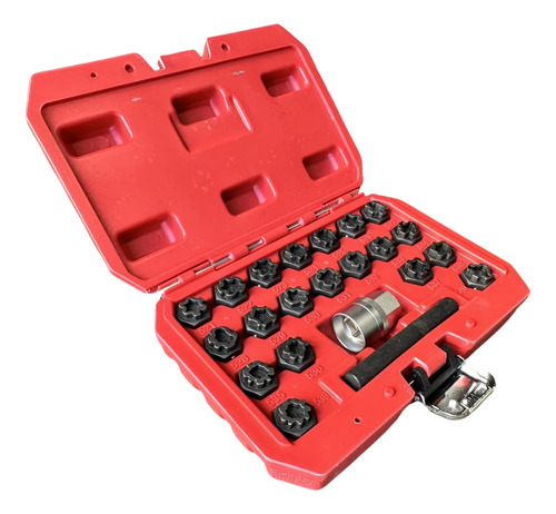 Kit Extractores Birlos Seguridad Macho Vw Seat Audi 22 Pzas