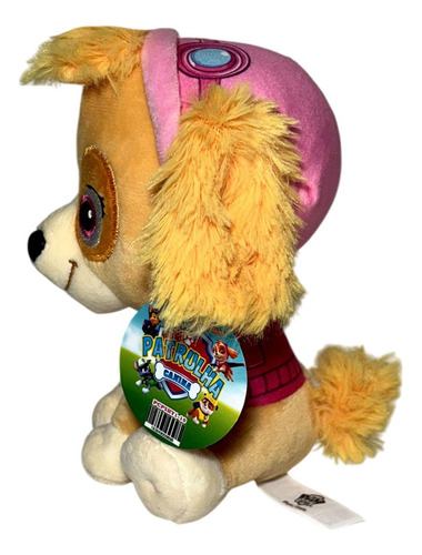 Boneca De Pelúcia Pequena Pet Cadela Skye Rosa - Personagem Do Desenho Infantil Criança Patrulha Canina Cachorro Cachorrinho - Paw Patrol