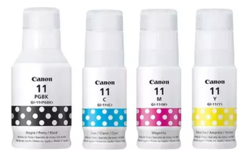 Tintas Canon 11g1130/g2160 4x135ml Cmyk Liquidas
