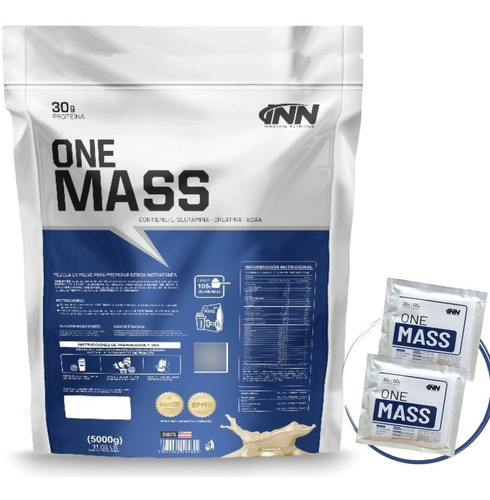 One Mass 5kg Proteina Mayor Volumen Muscular + Delivery