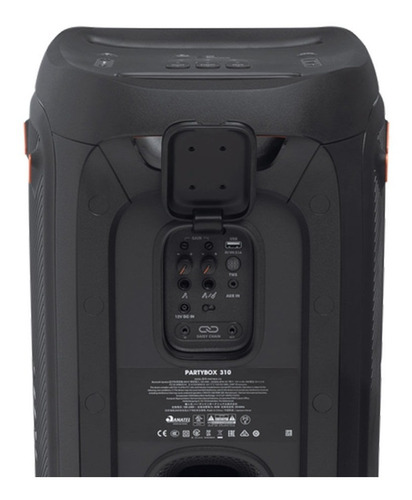 Jbl Party Box 310 Caixa De Som Bluetooth C/ Rodas 18hs 240w