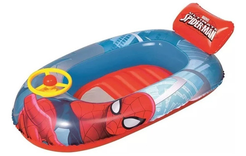 Bote Inflable Raft 112 X 69 Cm Spiderman Original Y Oficial