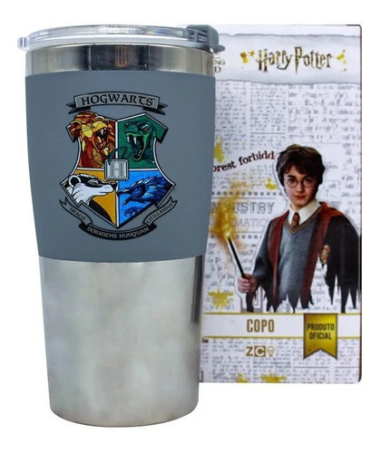 Copo Térmico 450ml Viagem Max Hogwarts Harry Potter Original