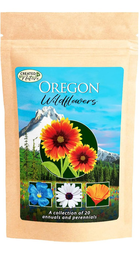 Oregon - Mezcla De Semillas De Flores Silvestres, Cubre 325 