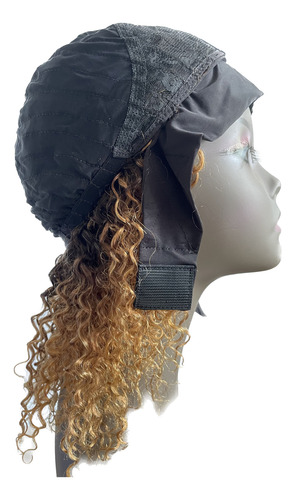 Perucas De Bandana Perucas De Cabelo Humano Cor Omber 35cm