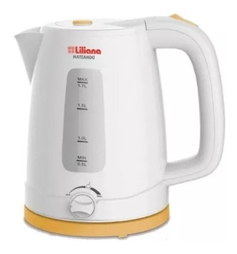 Imagen 1 de 8 de Pava Electrica Liliana Tempomate Ap175b 1.7l Blanca