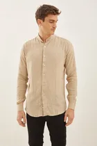 Comprar Camisa Para Hombre De Cuello Mao Marbella De Airborn