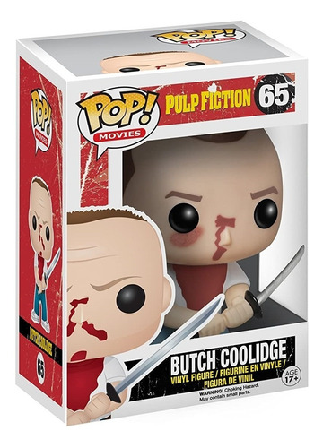 Muñeca de ficción Bruce Willis Butch Coolidge 65 Funko Pop Pulp