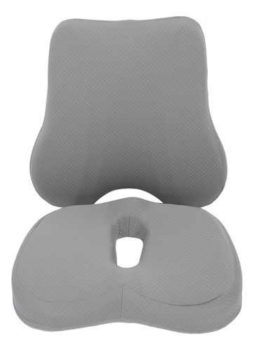 Almohada Viscoelástica Con Cojín Para Respaldo Lumbar