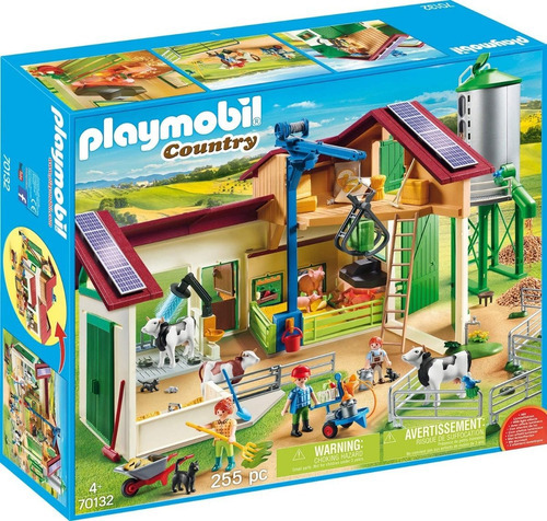 Playmobil 70132 Country Granja Con Silo Y Animales El Pehuen