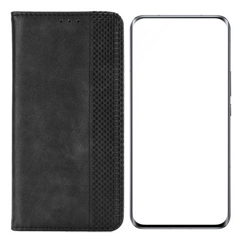 Funda Para Tecno Camon 40 Pro Adsorbible Cuero Vaina+mica