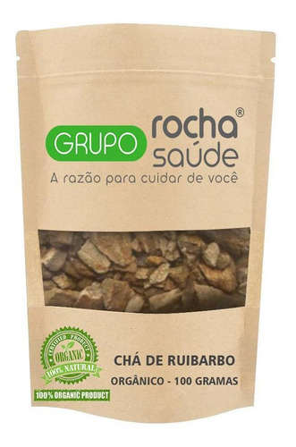 Chá De Ruibarbo Orgânico 100 Gramas