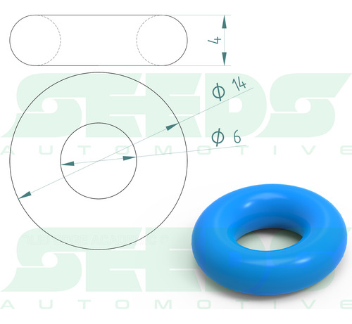 Kit Reparo Bico Injetor Jac J2 J3 J5 1.4 1.5 28143540