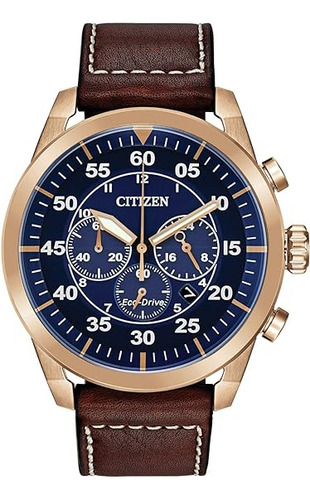 Reloj Citizen Piloto Cronografo Eco-drive Original