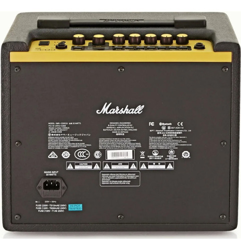 Amplificador Guitarra Marshall Code 25 Bluetooth 127v/220v