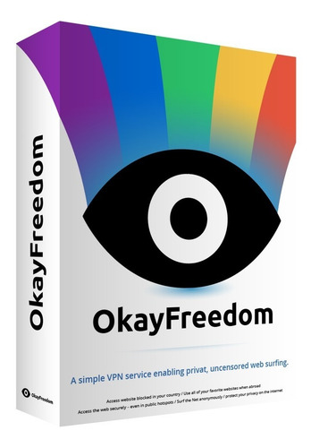 Okayfreedom Vpn Premium  1 Pc 1 Año 10gb/mes Navega Seguro