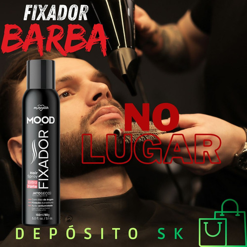 Kit 3 Fixadores Cabelo Extra Forte Mood Care 150ml My Health