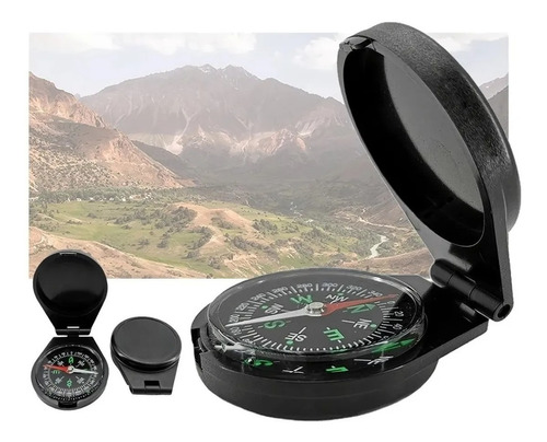 Brújula De Bolsillo Magnética Portatil  Compass 45mm Camping