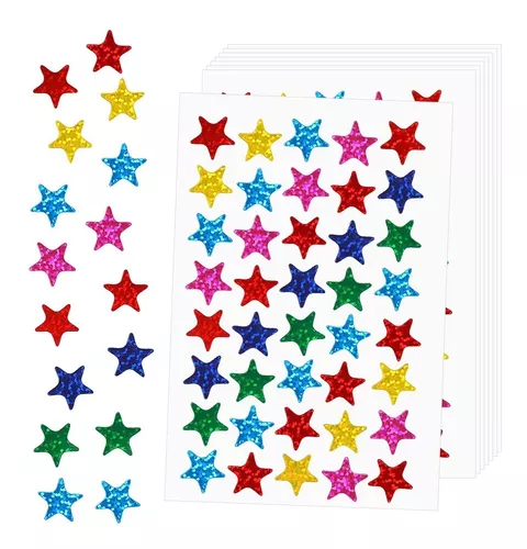 malla Fraseología ventajoso Stickers De Estrellas | MercadoLibre 📦