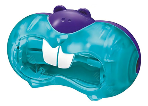 Maped apontador Croc Croc Castor 2 Furos cor azul esverdeado