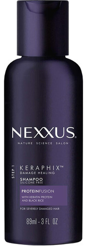 Shampoo Nexxus Keraphix De 3 Onças Para Cabelos Danificados