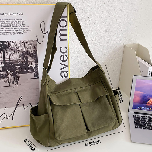 Lasszone Bolso Bandolera Bandolera De Lona Para Hombres Y Mu