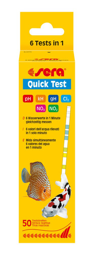 Sera Test, Quick Test 6 In 1 (50 Test) - Aquarift