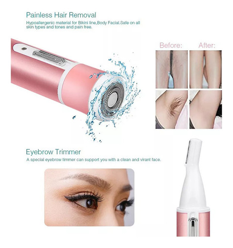 Aparador Pelos Feminino Recarregavel Depilador Depilmax